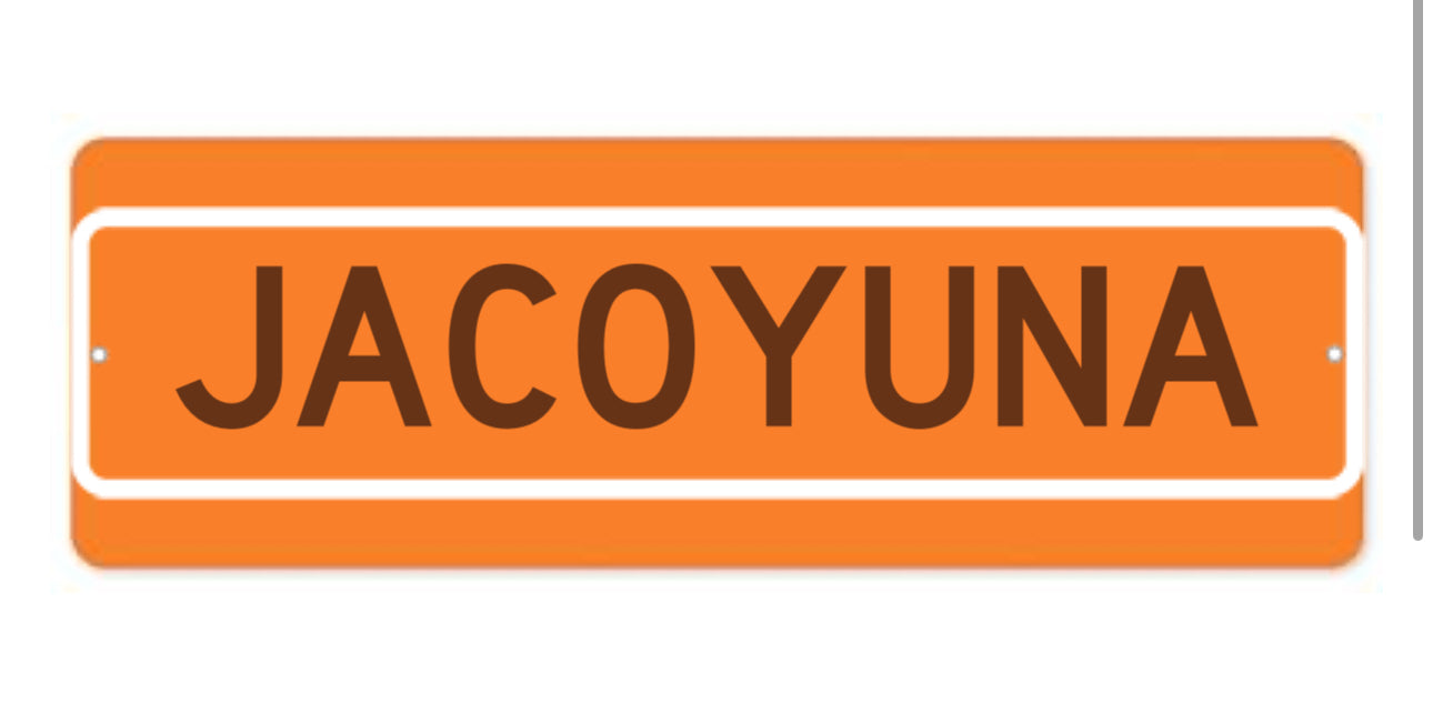 JACOYUNA Aluminum Sign